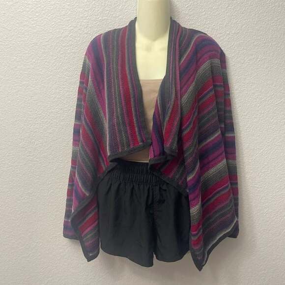 Lauren Ralph Lauren Sweaters - Ralph Lauren LRL Colorful Long Sleeve Open Shawl Sweater - Women's Small - NICE!